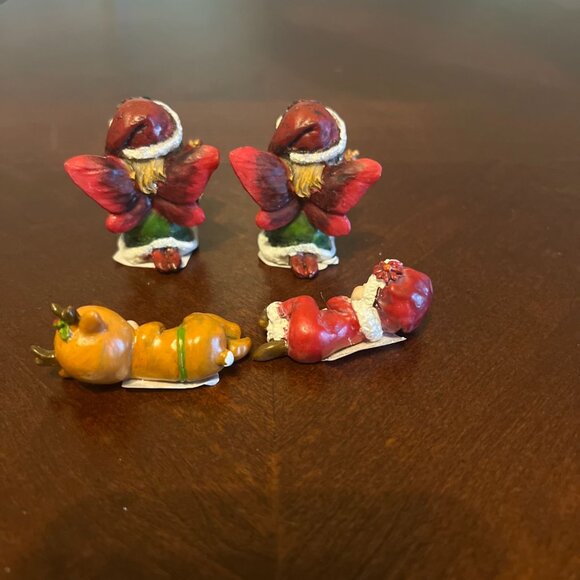 Touch Of Nature Figurine Miniature Christmas Fairies and Babies se of 4 - Picture 8 of 8